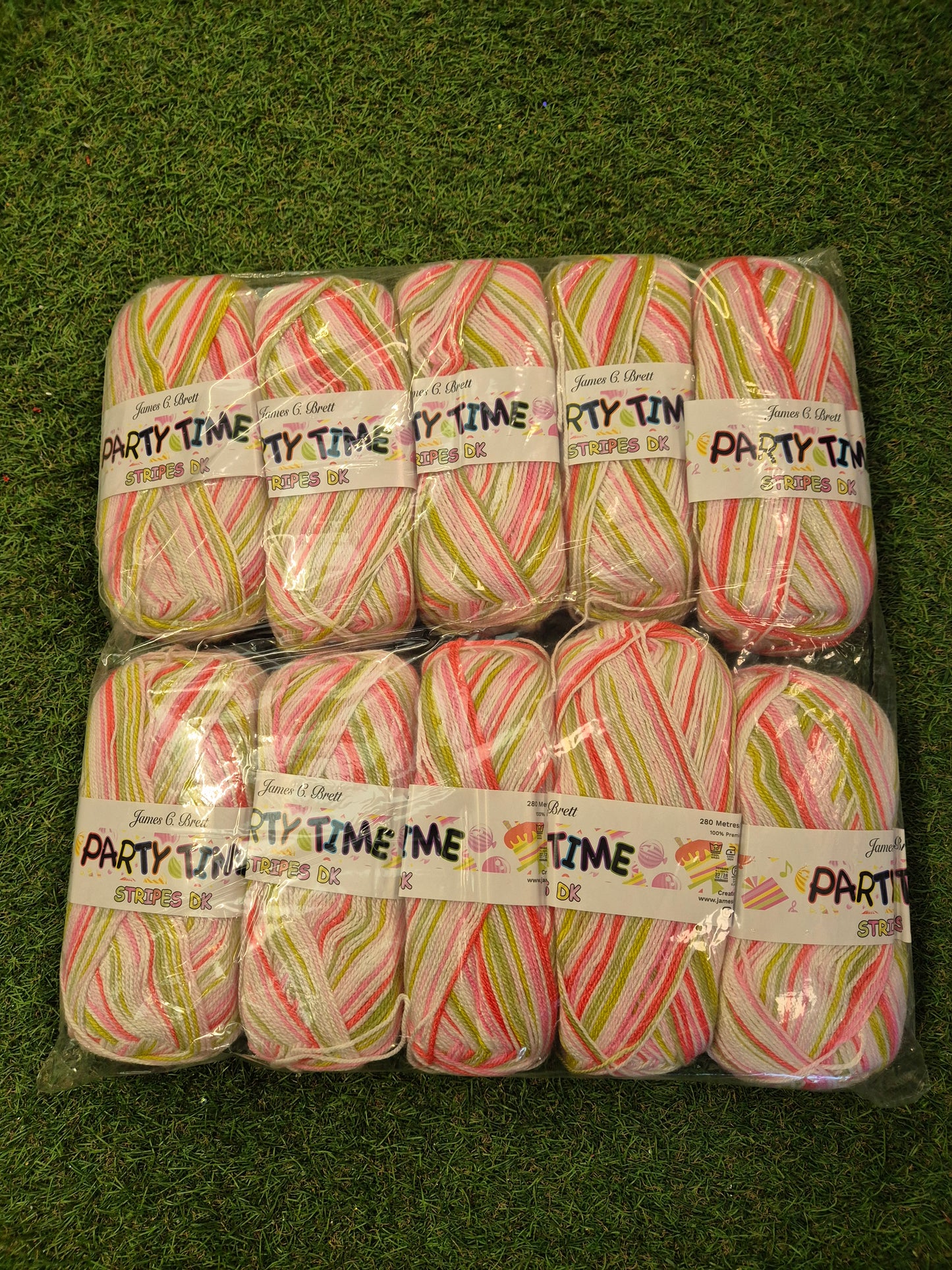 Bulk Sale Party Time Stripes FREE DELIVERY pts08