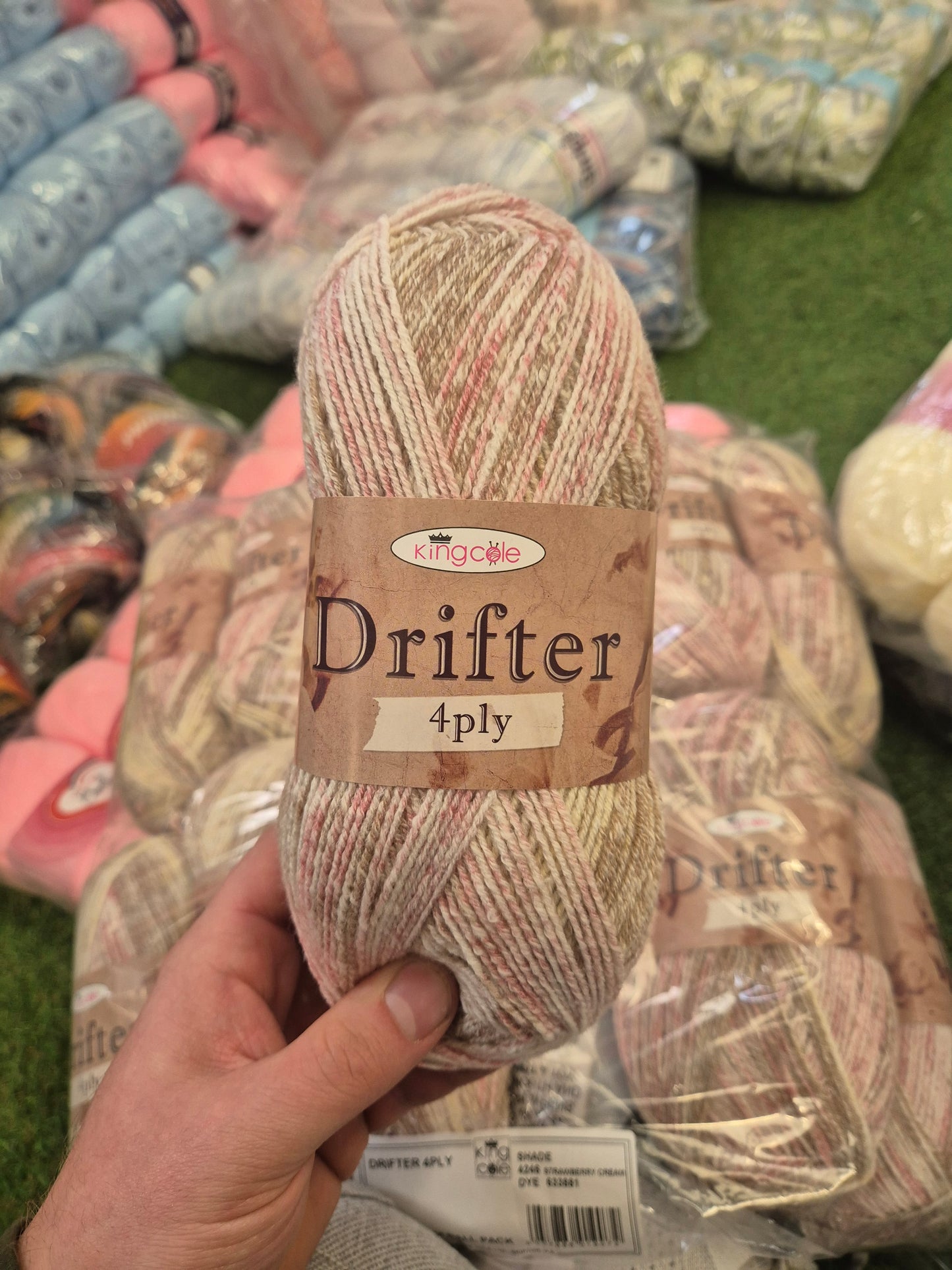 Clearance Bag - King Cole Baby drifter 4ply stawrberry