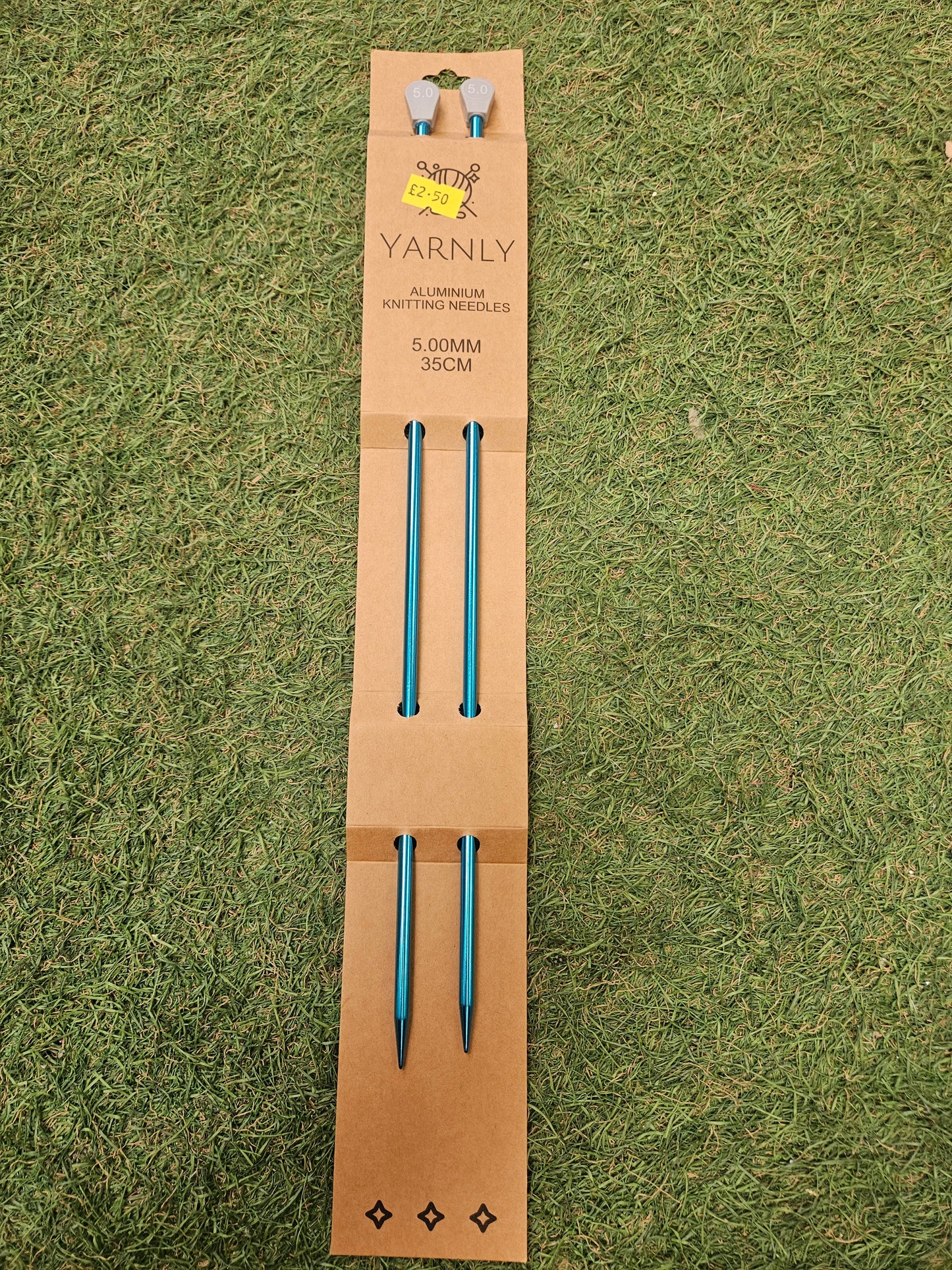Yarnly Aluminium Knitting Needles 5mm, 35cm