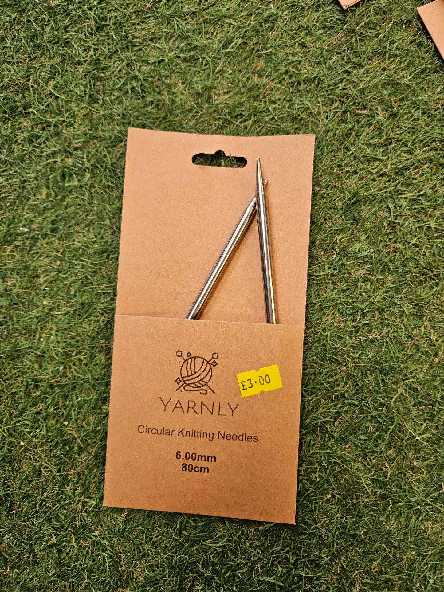 Yarnly Circular Knitting Needles 6mm, 80cm