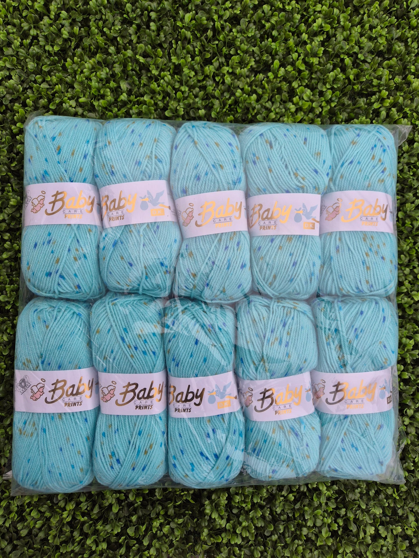 Woolcraft Baby Prints DK Turquoise Shade 637 Bundle ***FREE POSTAGE***