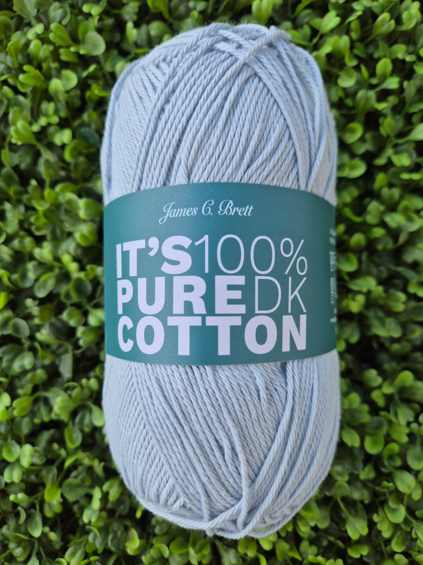 James C Brett It's 100% Pure Cotton DK - Shade IC05 Pale Blue