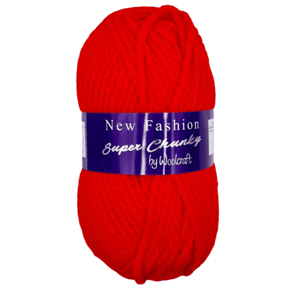 Red super chunky wool sale