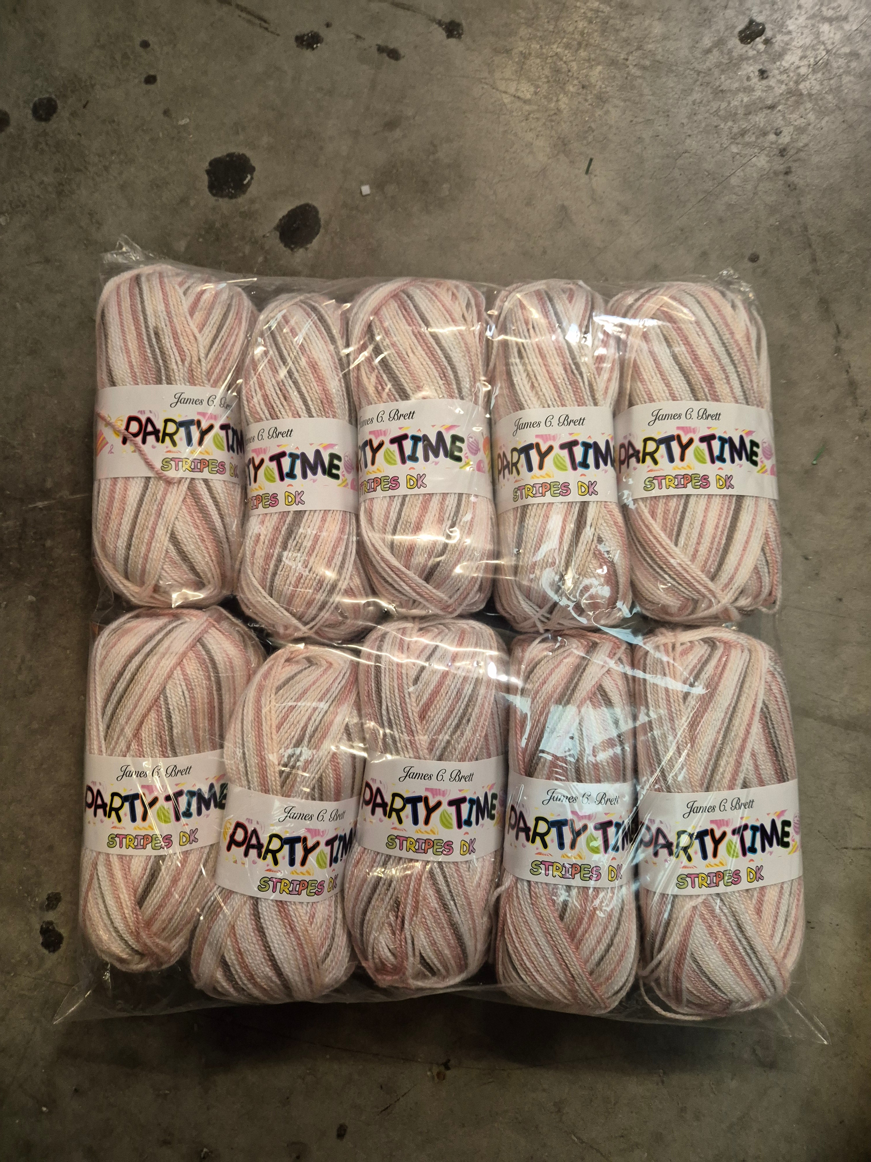 Bulk Sale Party Time Stripes FREE DELIVERY pts06