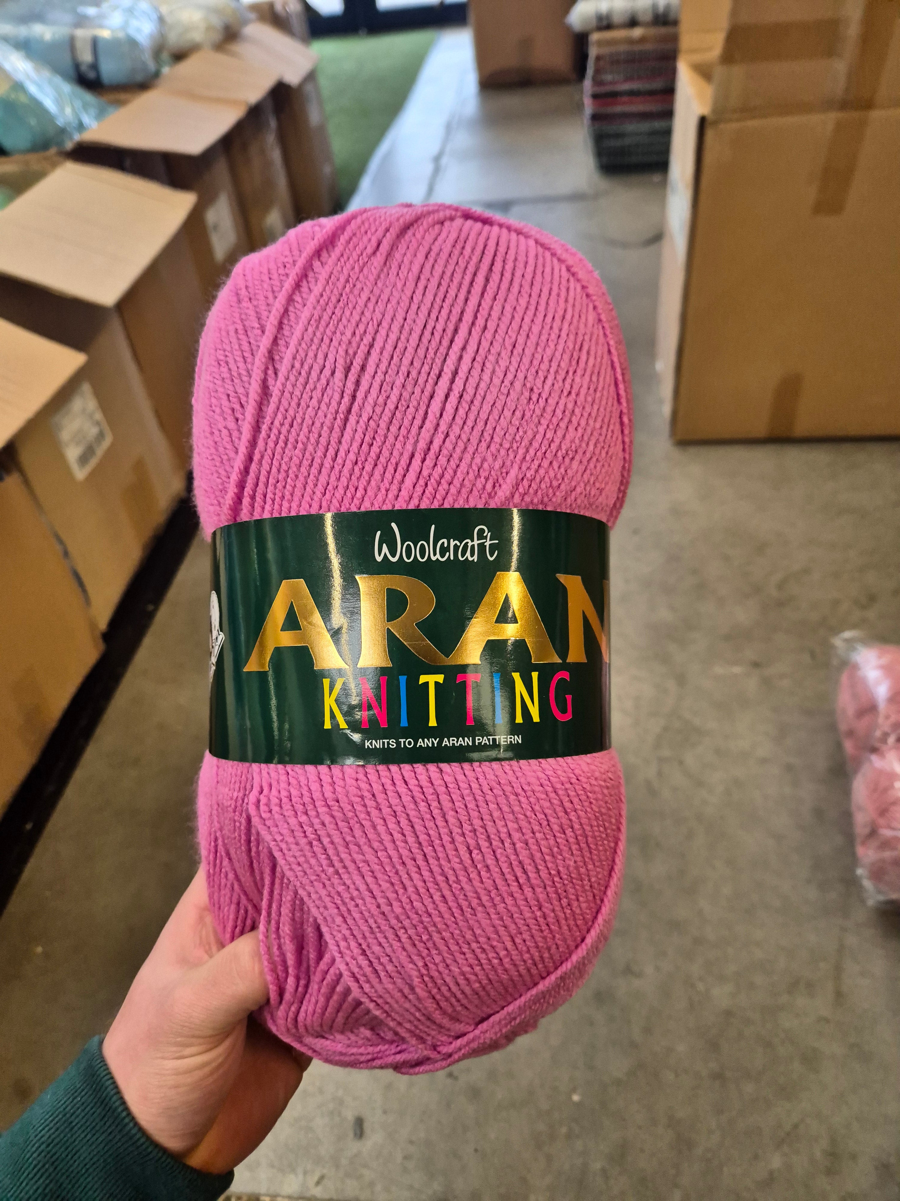 242 400g Woolcraft Aran 100% Acrylic