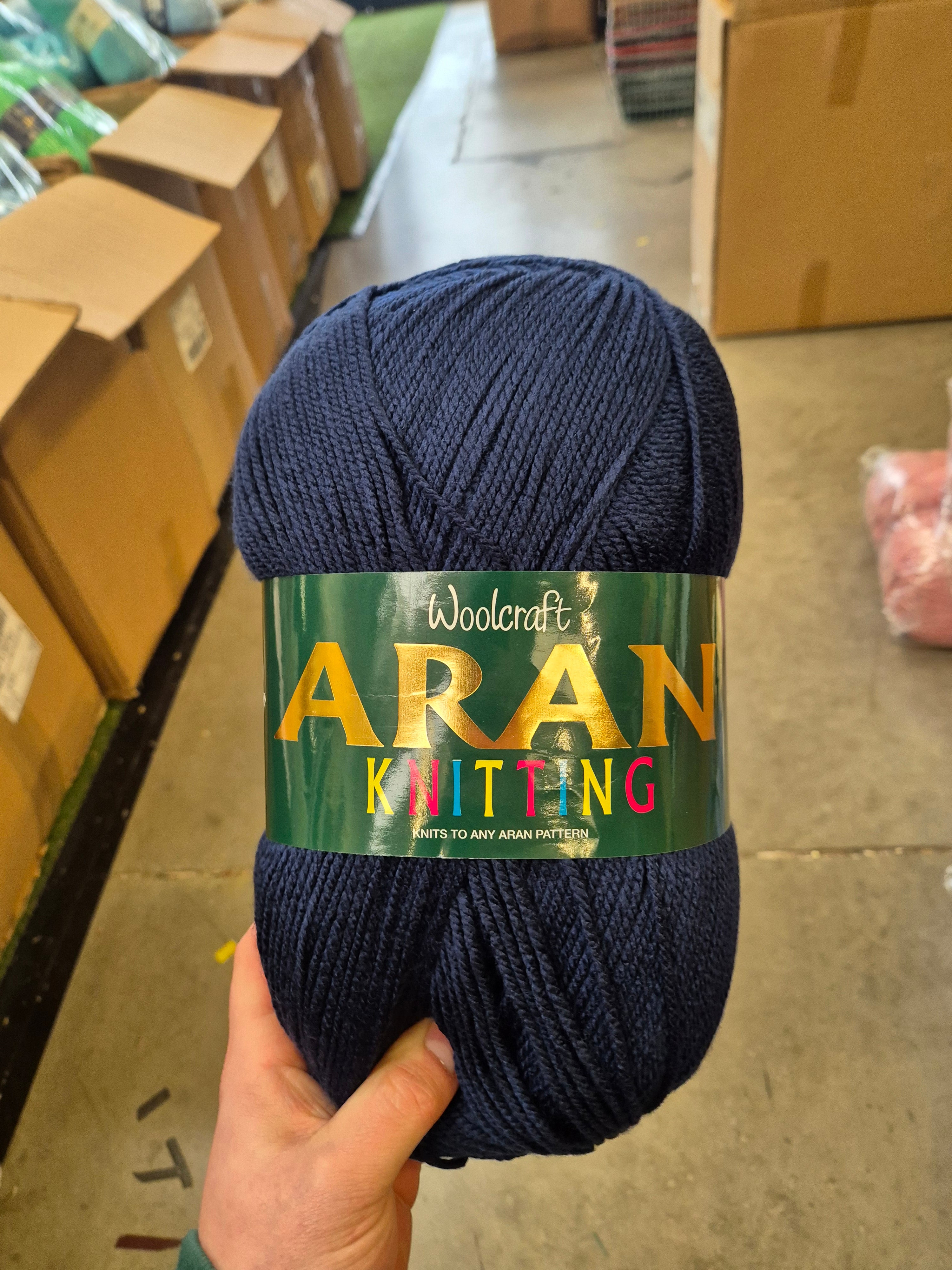 417 400g Woolcraft Aran 100% Acrylic