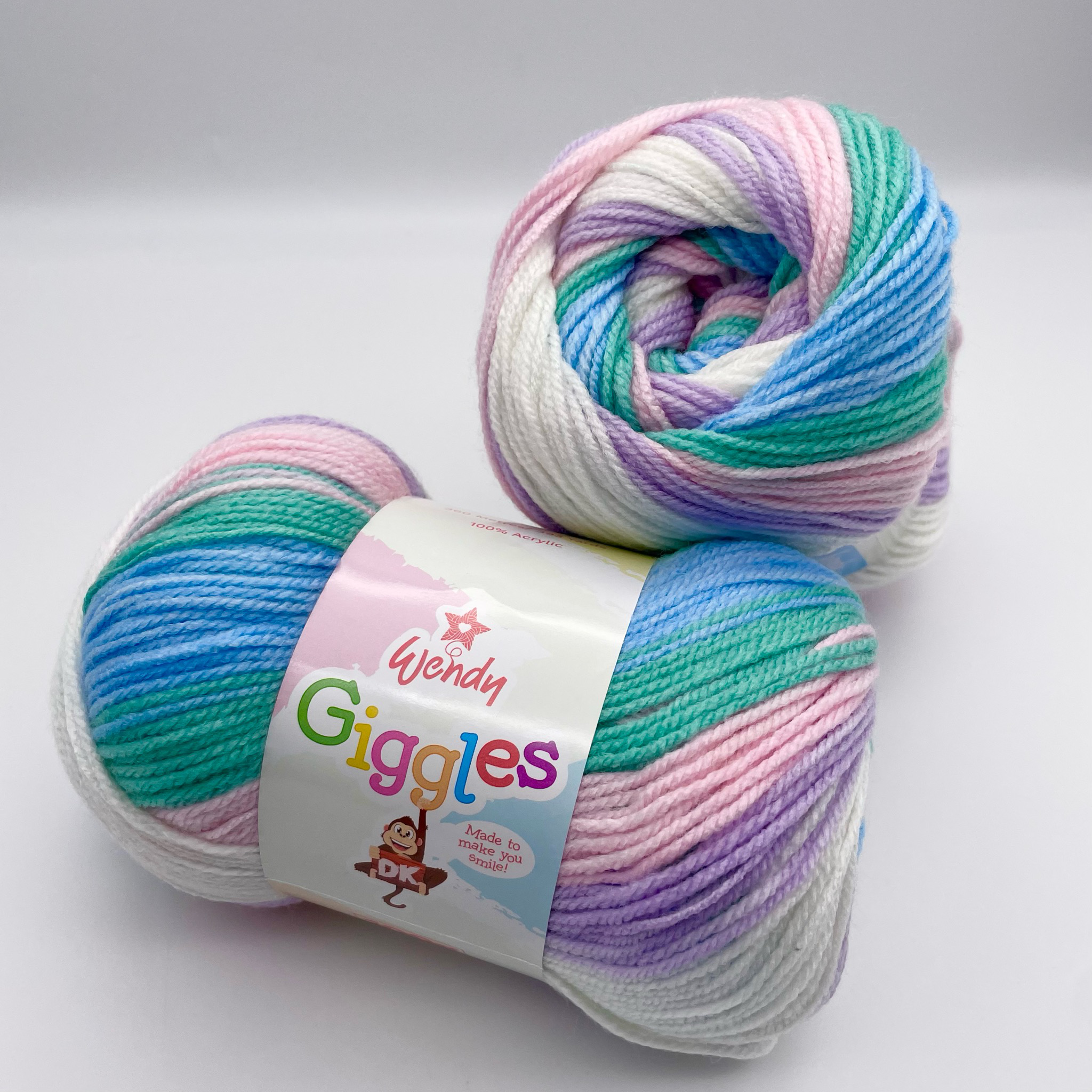 SPECIAL OFFER DELIVERY INCLUDED - Wendy Giggles DK 10x100g Balls WG08