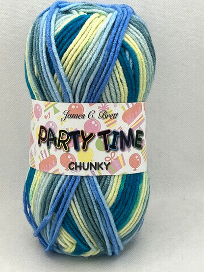 James C Brett Party Time Chunky pt18