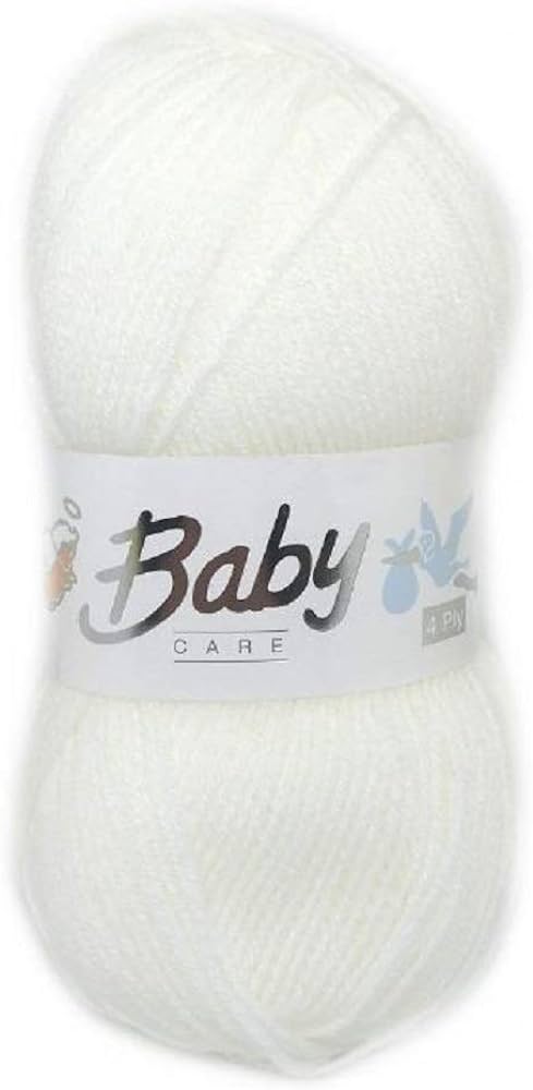 Woolcraft Baby 4 ply White 700