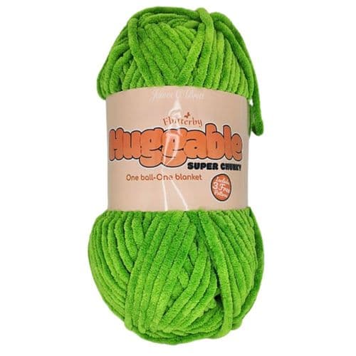 James C Brett Huggable Super Chunky 250g Ug18 lime green