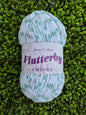 James C Brett Flutterby Chunky B41 Grey/Green/White mixed