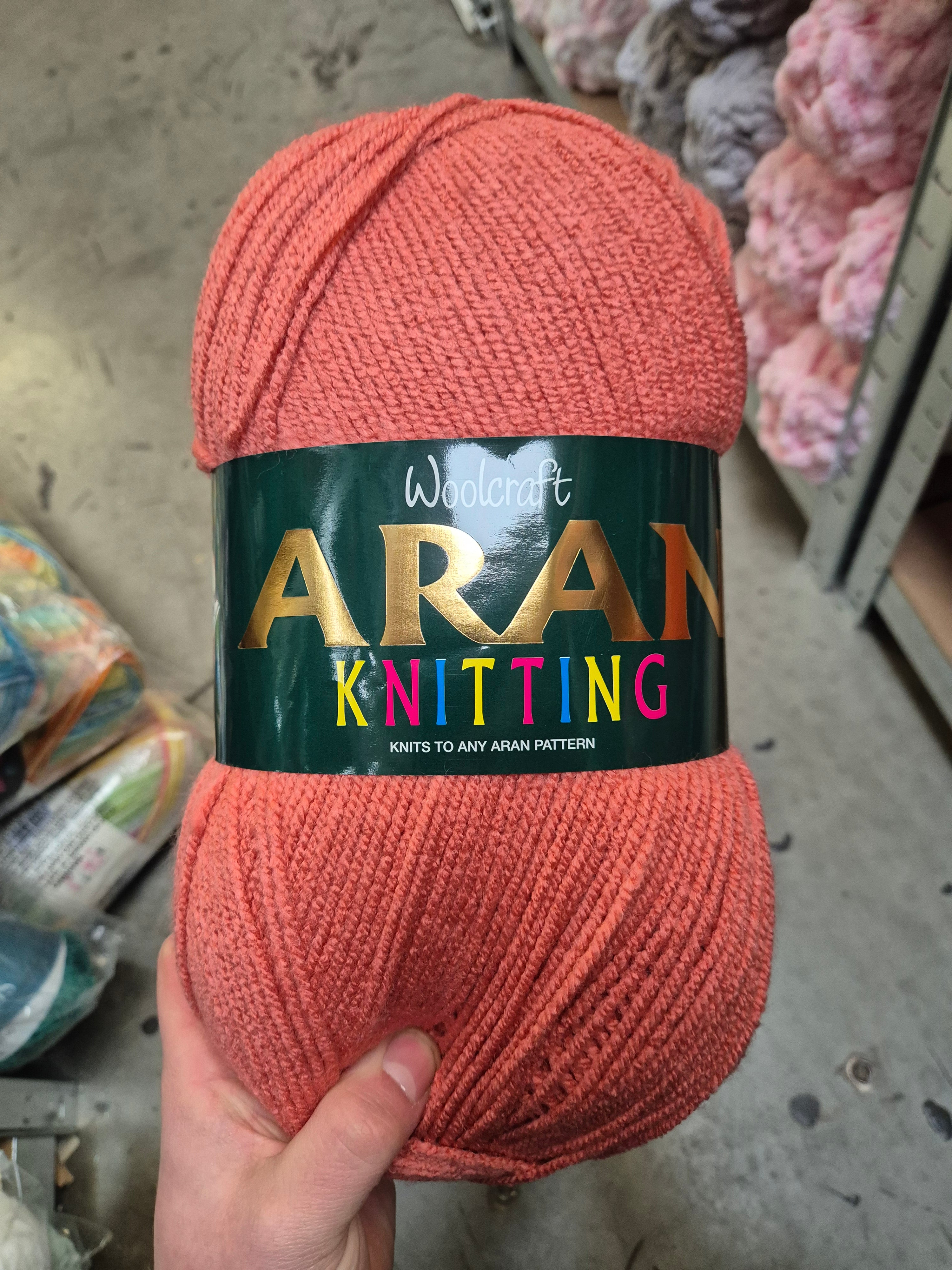 456 400g Woolcraft Aran 100% Acrylic