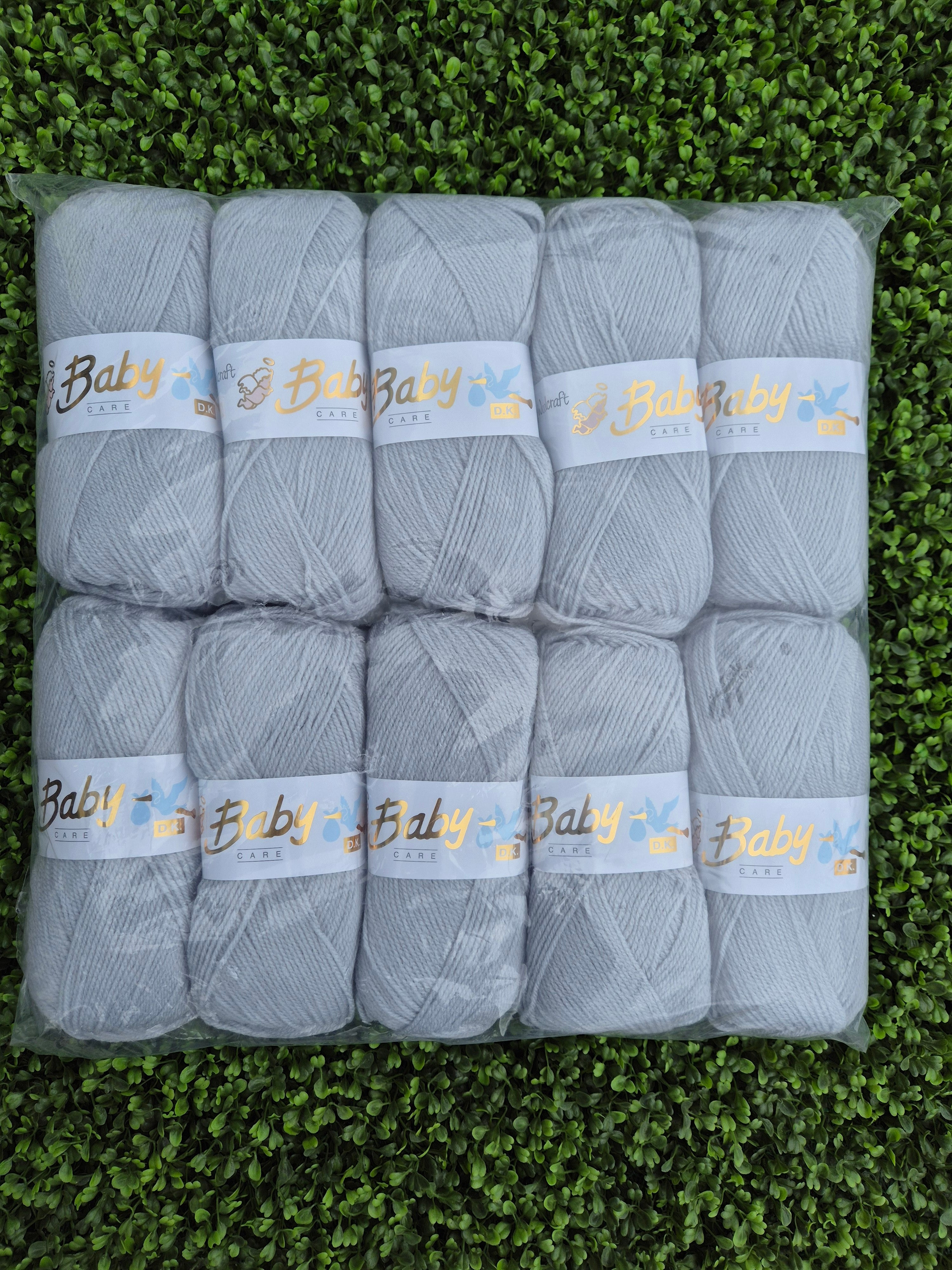 **Free Delivery 10 pack** Woolcraft Baby Dk Grey 616