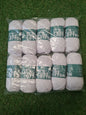 SPECIAL OFFER DELIVERY INCLUDED - 10x Balls It's 100% Pure DK Cotton - White IC04