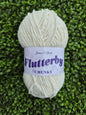 James C Brett Flutterby Chunky B73 Ice Cream (Sparkle)