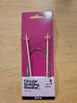 3mm, 60cm Length 100% Bamboo Circular Knitting Needles