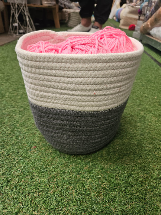 Woven Wool Bag (8 inches wide when full)