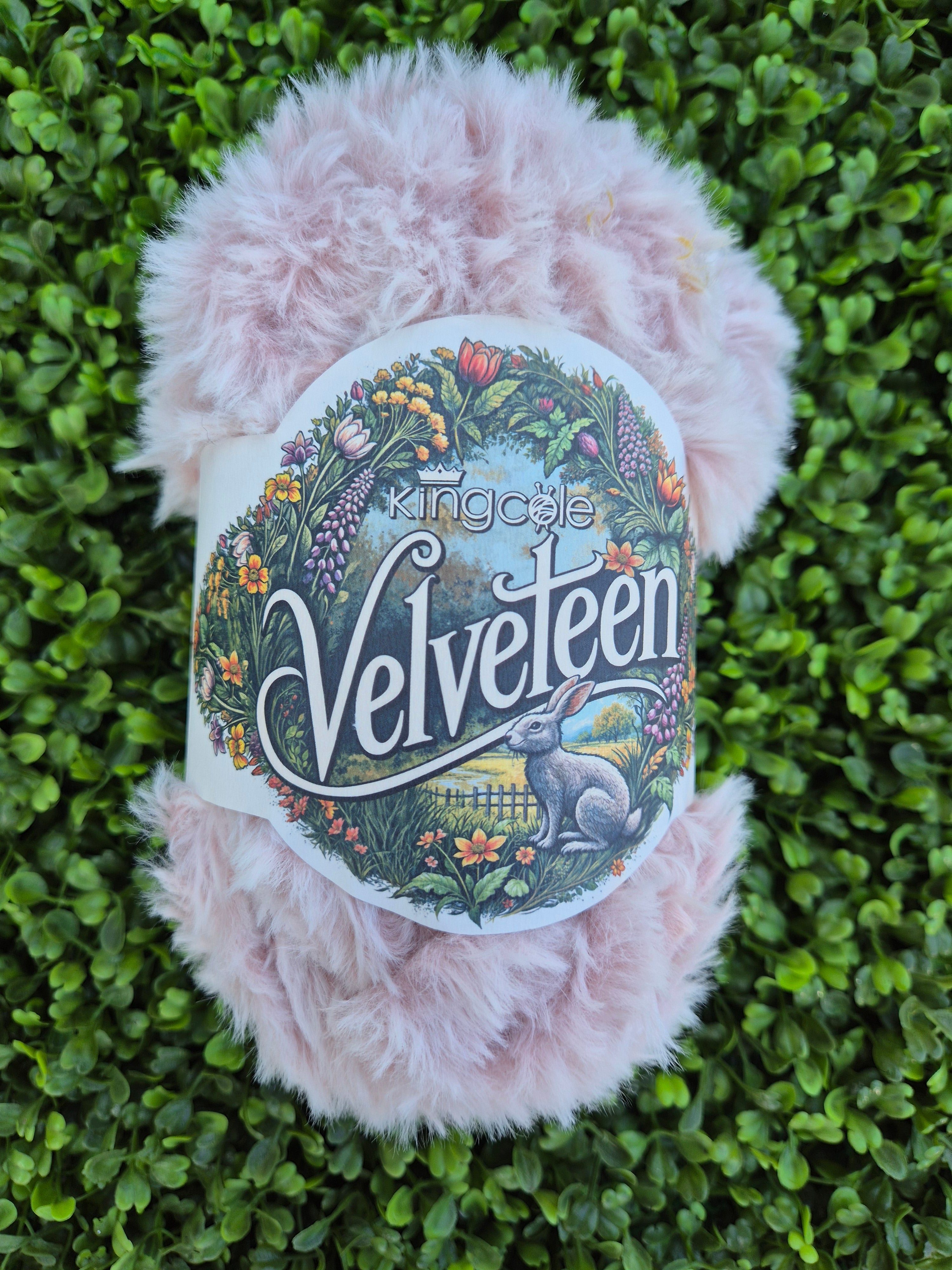 King Cole Velveteen - Bunny Blush 6122