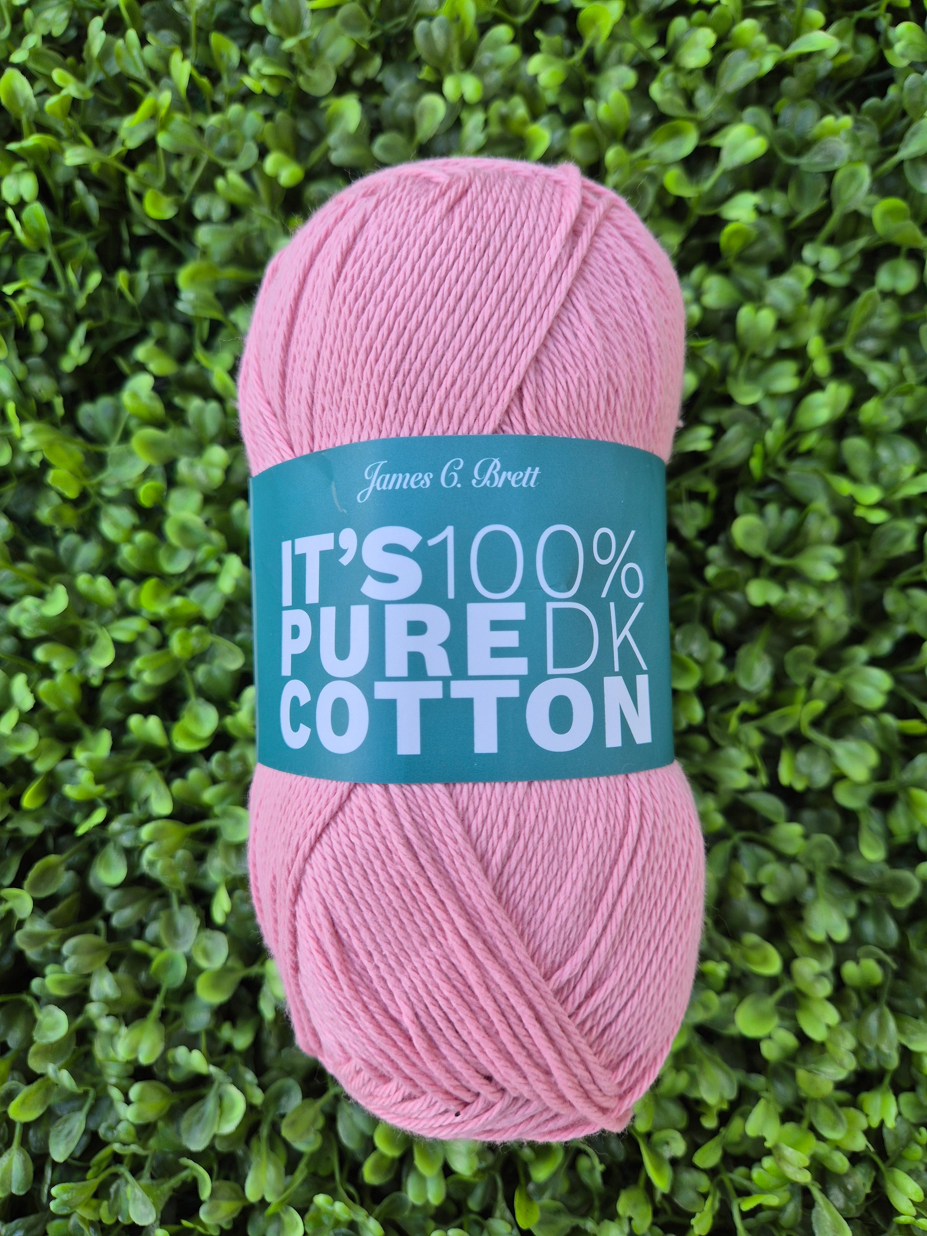 James C Brett It's 100% Pure Cotton DK - Shade IC25 Blush