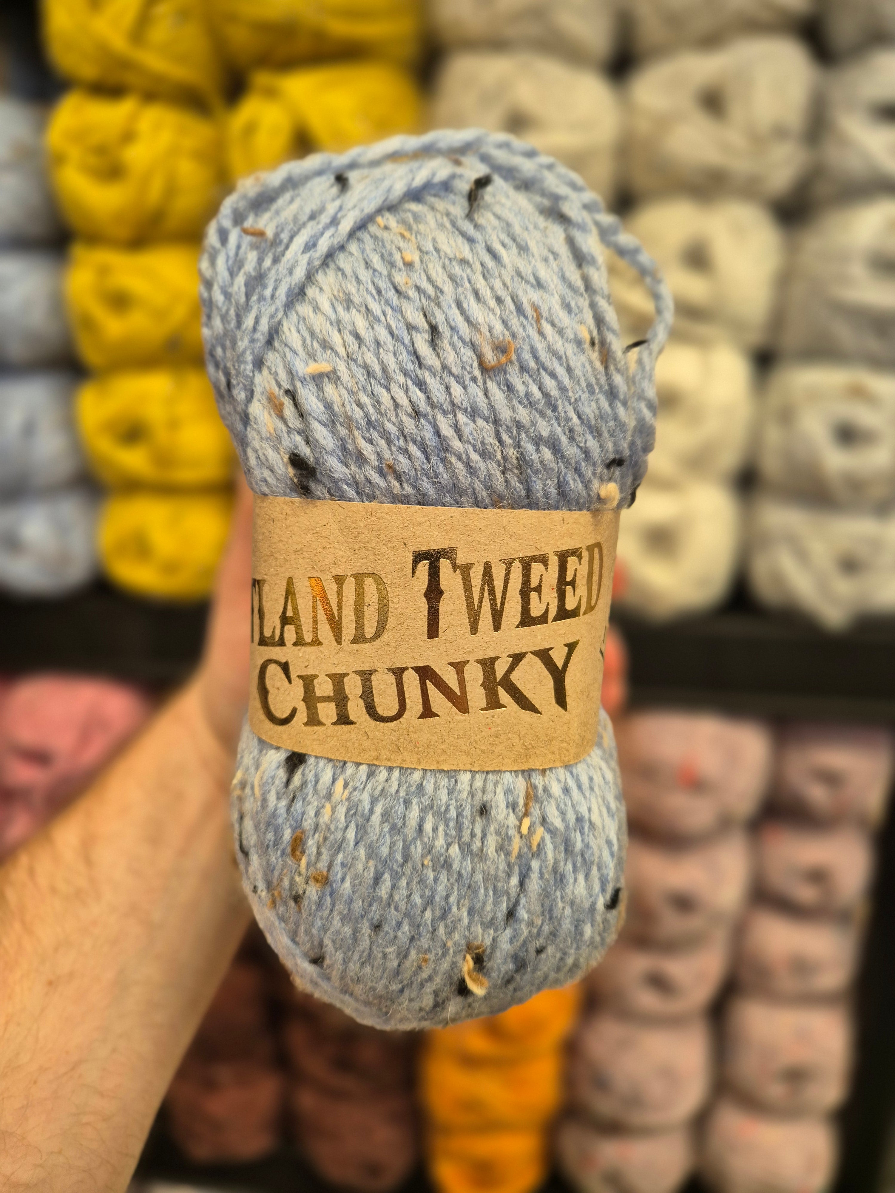 Woolcraft Tweed Chunky Shetland Grey