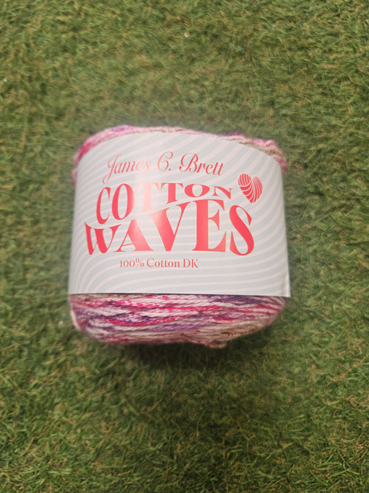 James C Brett Cotton Waves 100% Cotton DK - 100g WV13