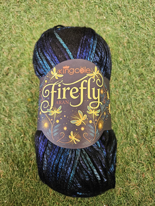 King Cole Firefly Aran 100g Ball (Dragonfly)
