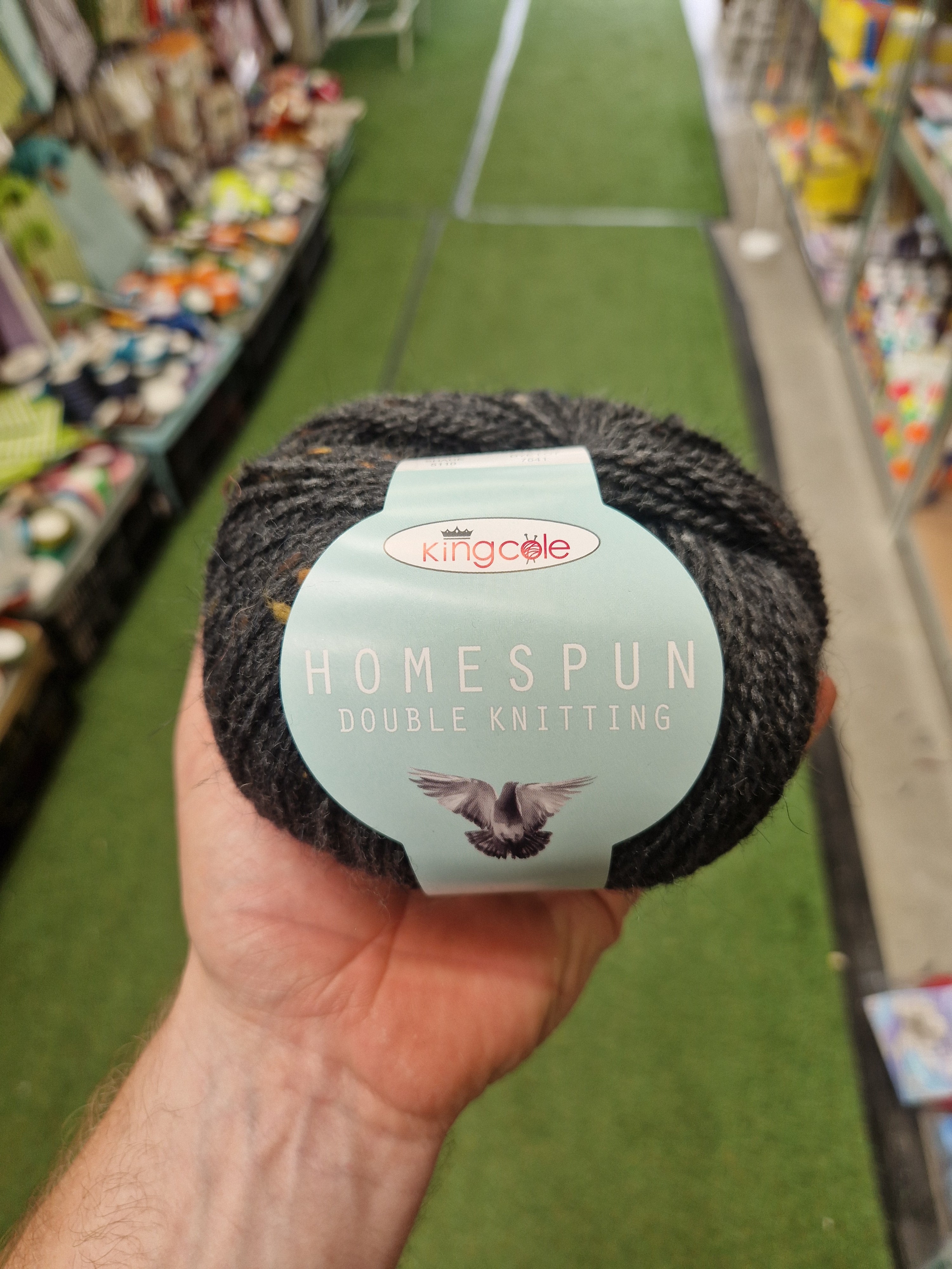 Homespun Double Knitting 5110 Grey 50g