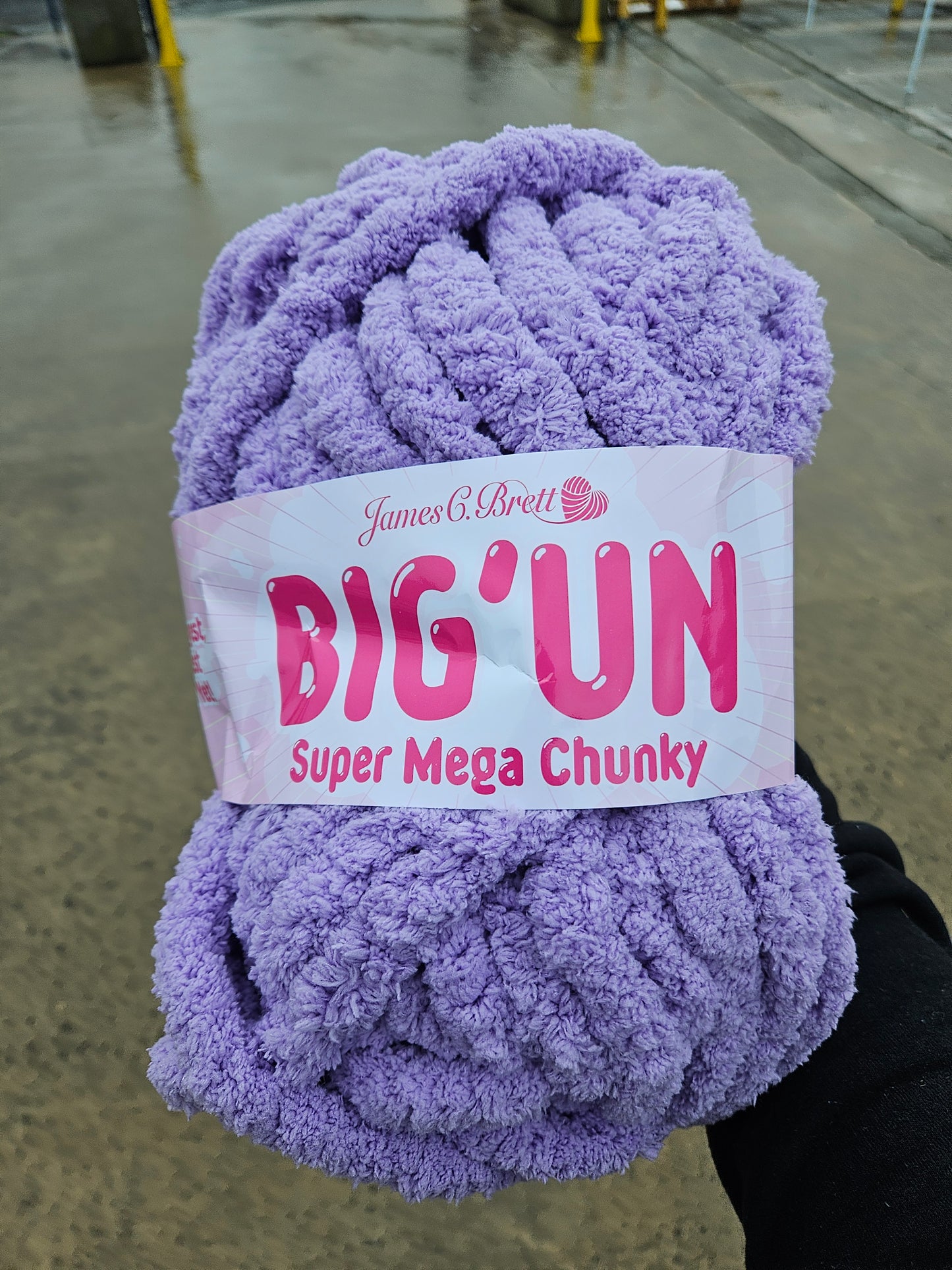 James C Brett 'Big'Un' Super Mega Chunky Wool - 300g (Lilac Petals)