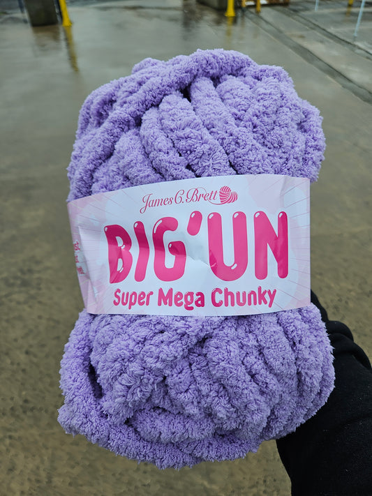 James C Brett 'Big'Un' Super Mega Chunky Wool - 300g (Lilac Petals)