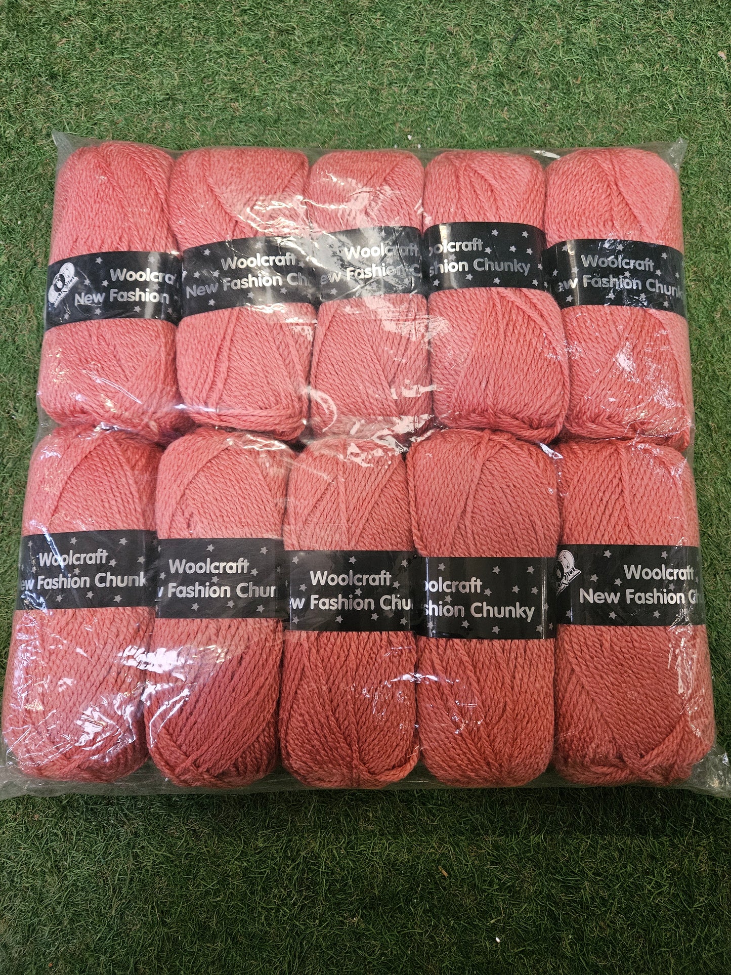 SPECIAL OFFER - DELIVERY INCLUDED 10x Woolcraft New Fashion Chunky Wool 100g (Pumpkin)