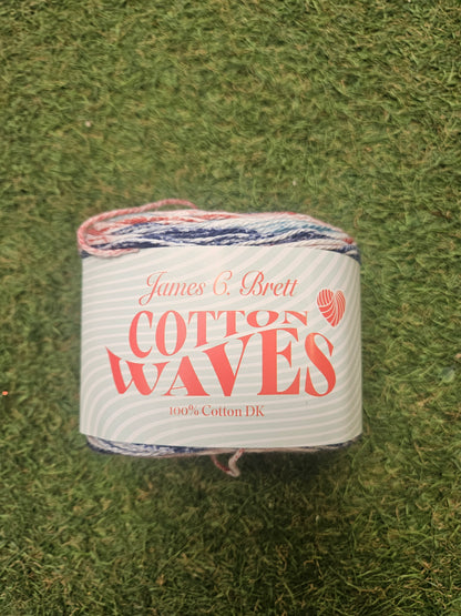 James C Brett Cotton Waves 100% Cotton DK - 100g WV02