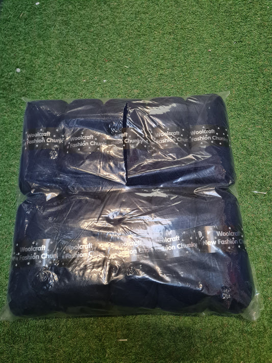 SPECIAL OFFER DELIVERY INCLUDED - 10x Woolcraft New Fashion Chunky, Navy