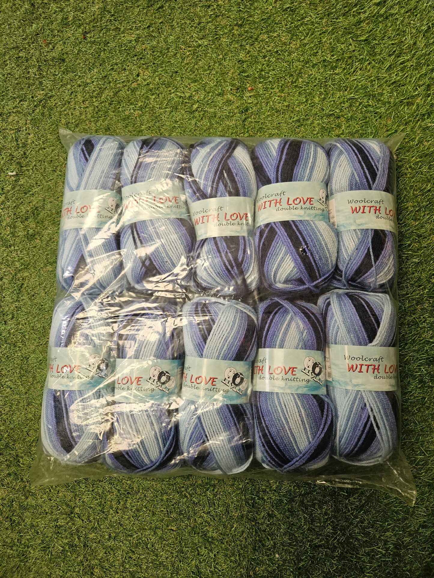 SPECIAL OFFER - DELIVERY INCLUDED. 10x Woolcraft With Love Double Knit - 3728 (100g)