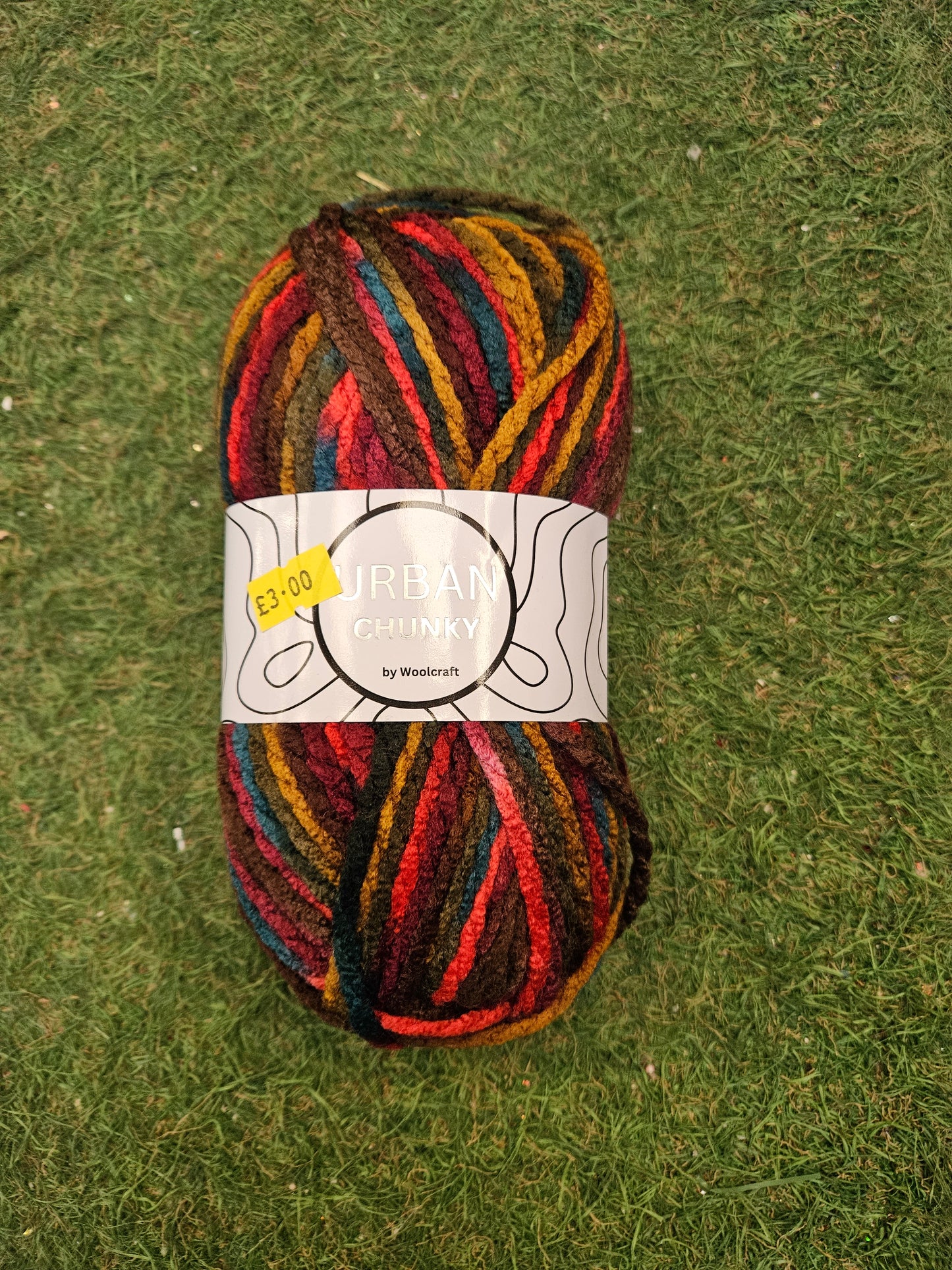 Woolcraft Urban Chunky 100g Wool, Peacock Shade 05