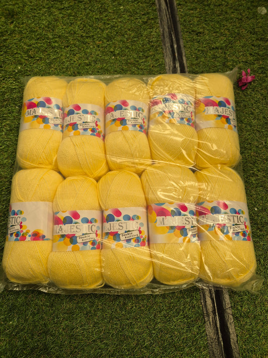 Majestic Dk 10 x 100g FREE POSTAGE Yellow