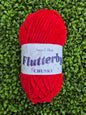 James C Brett Flutterby Chunky B74 Red Velvet (Sparkle)