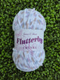 James C Brett Flutterby Chunky B40 Grey/Lilac/Blue White mixed