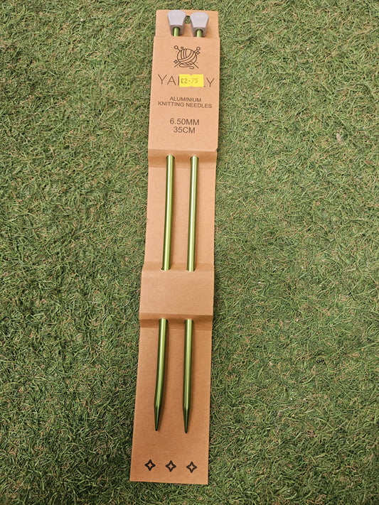 Yarnly Aluminium Knitting Needles 6.5mm, 35cm