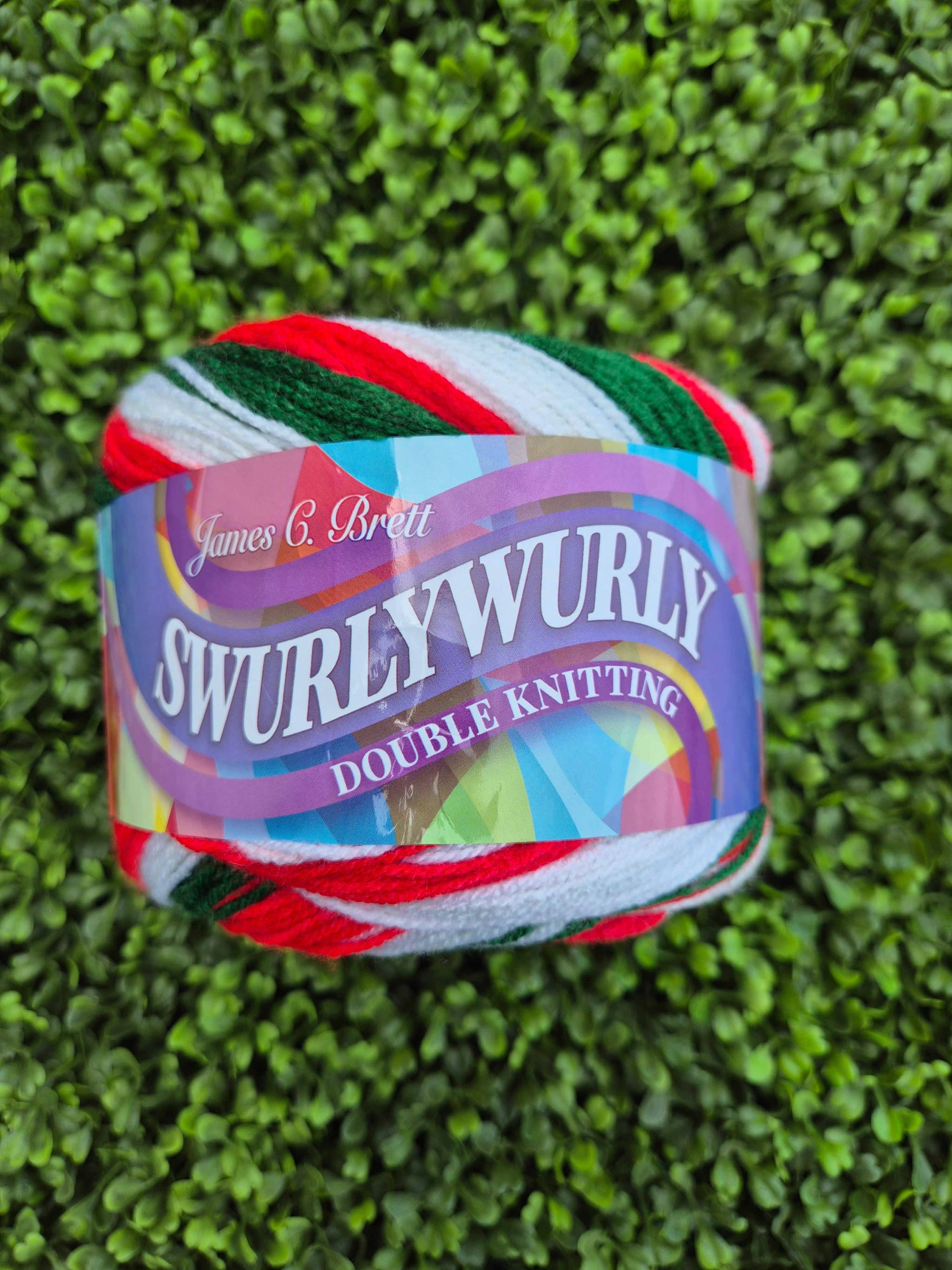 James C Brett Swurlywurly DK SRL08 Christmas Cheer