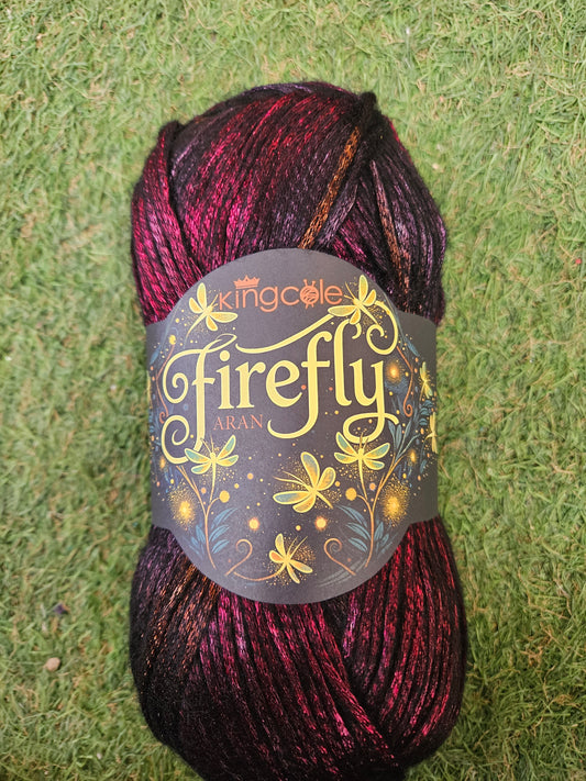 King Cole Firefly Aran 100g Ball (Firebug)