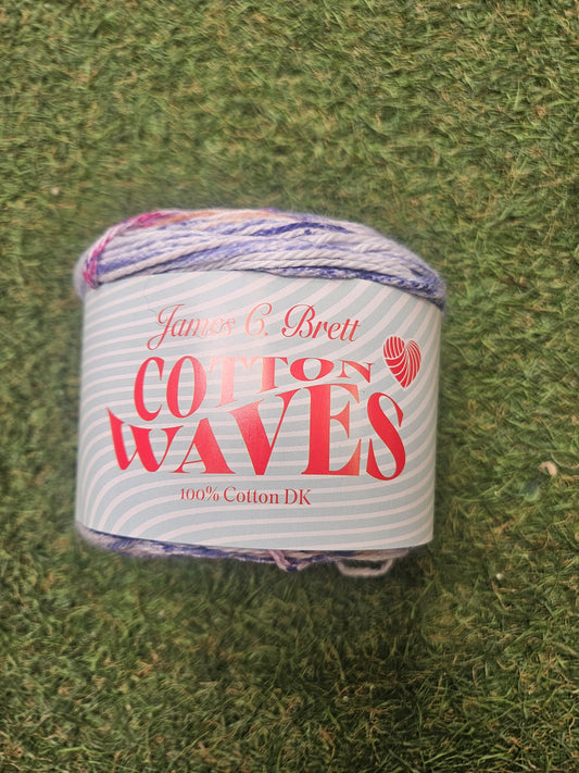 James C Brett Cotton Waves 100% Cotton DK - 100g WV15
