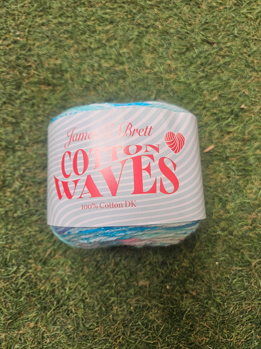 James C Brett Cotton Waves 100% Cotton DK - 100g WV14