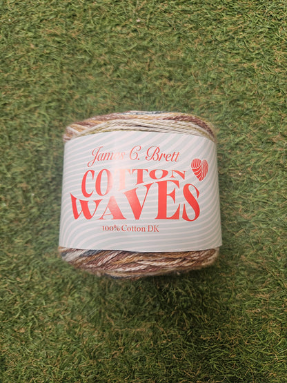 James C Brett Cotton Waves 100% Cotton DK - 100g WV07