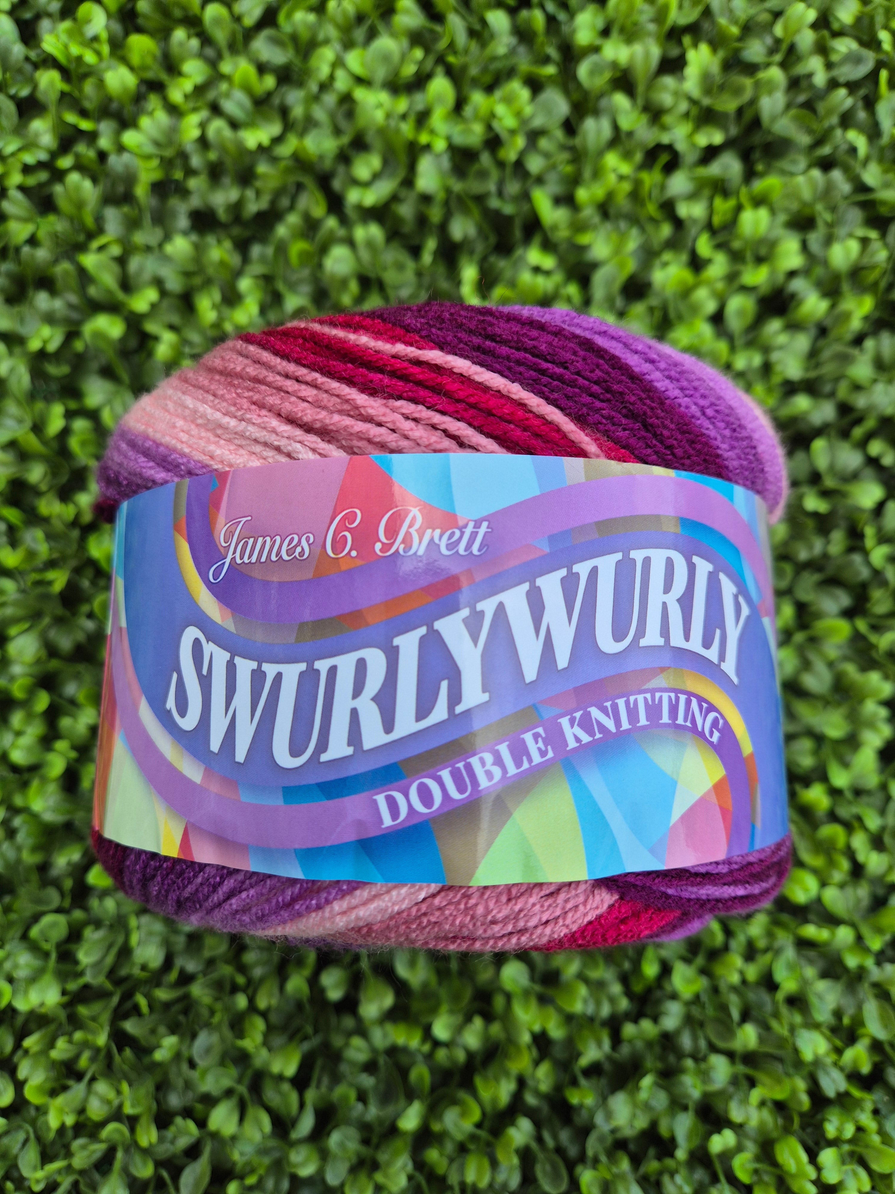 James C Brett Swurlywurly DK SRL03 Wild Berries