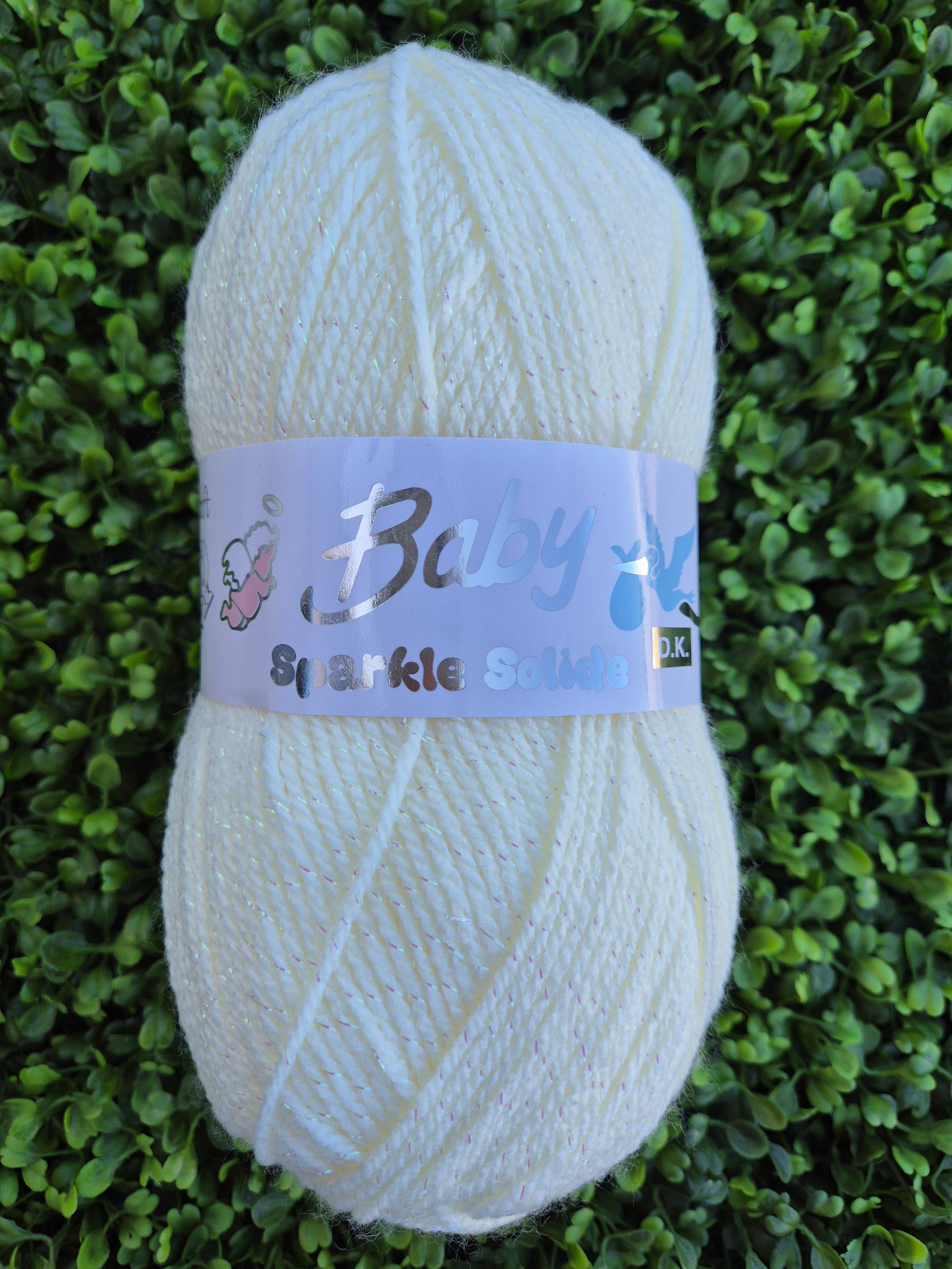 Woolcraft Baby Sparkle Solide DK Lemon 7238