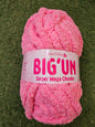James C Brett Big Un Super Mega Chunky Wool - 300g (Perfect Pink)