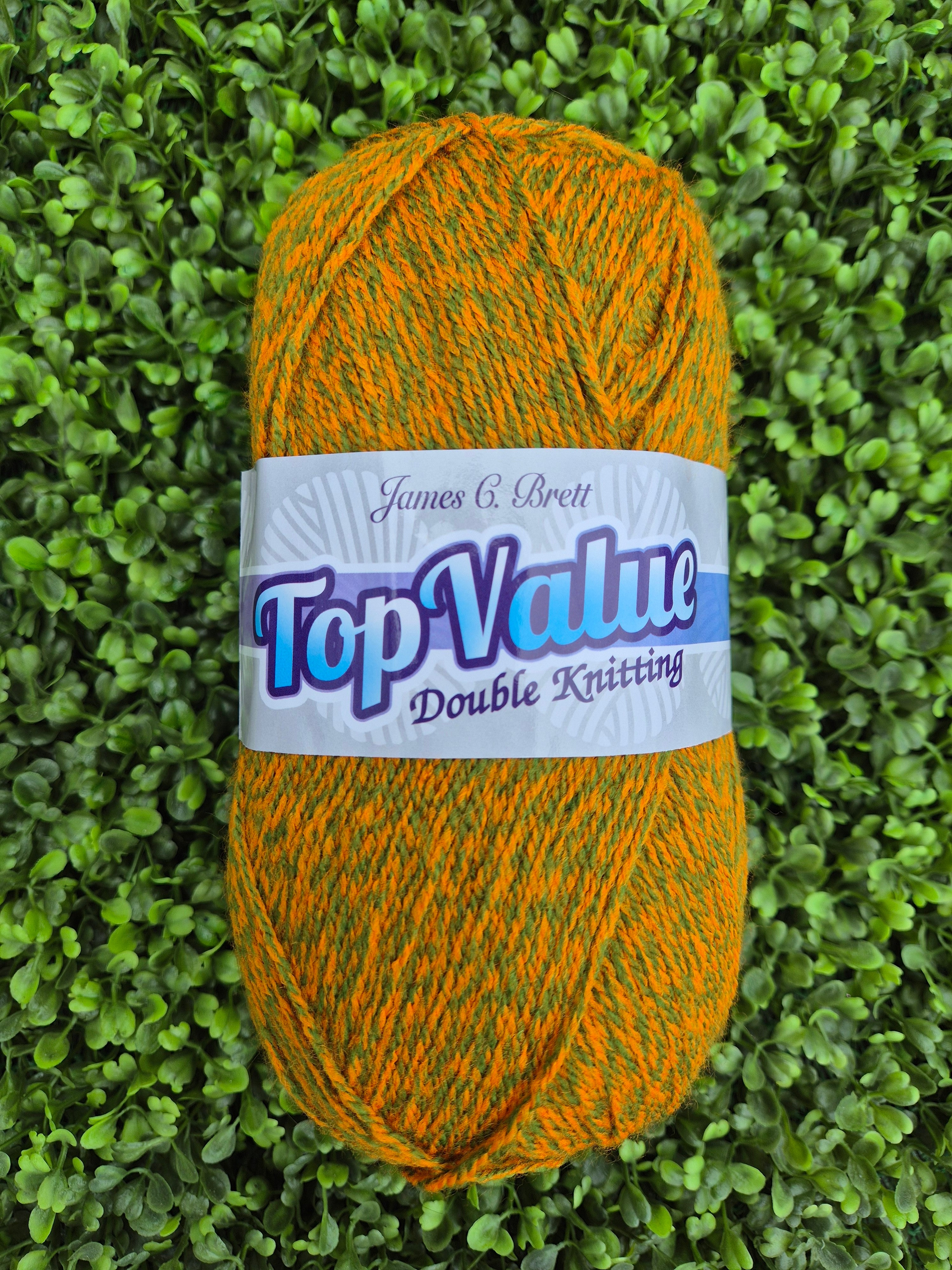 James C Brett Top Value DK Shade No. 8483 Autumn Leaf, Dye Lot 52486