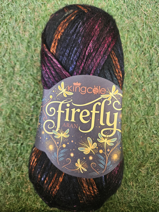 King Cole Firefly Aran 100g Ball (Glow Worm)