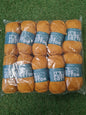 SPECIAL OFFER DELIVERY INCLUDED - 10x Balls It's 100% Pure DK Cotton - Mustard IC21