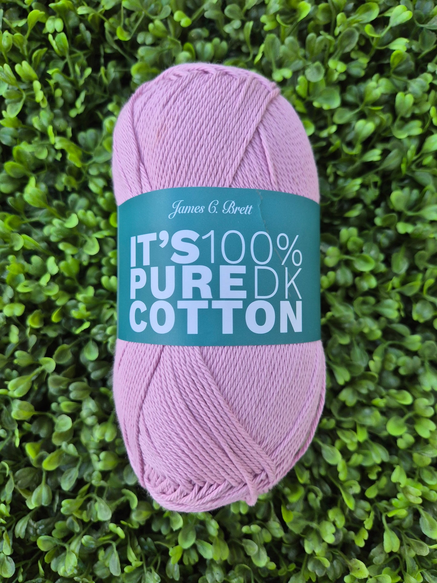 James C Brett It's 100% Pure Cotton DK - Shade IC10 Dusty Rose